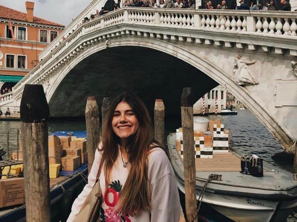 Belén, estudiante Erasmus en Venecia.