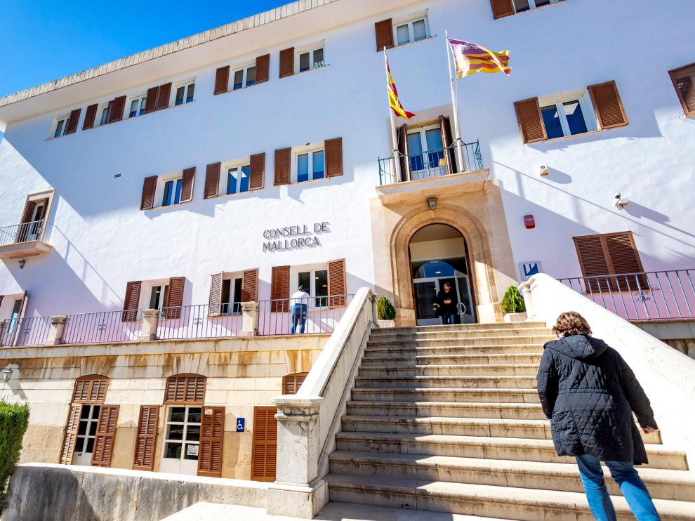 Vista general de la fachada del Instituto de Mallorca de Asuntos Sociales (IMAS).