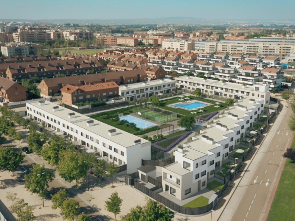 Urbanización situada en un entorno único en donde las obras ya se han iniciado.