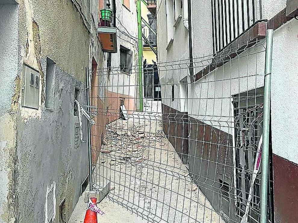 Estado actual de las viviendas afectadas por Gloria en Albalate del Arzobispo