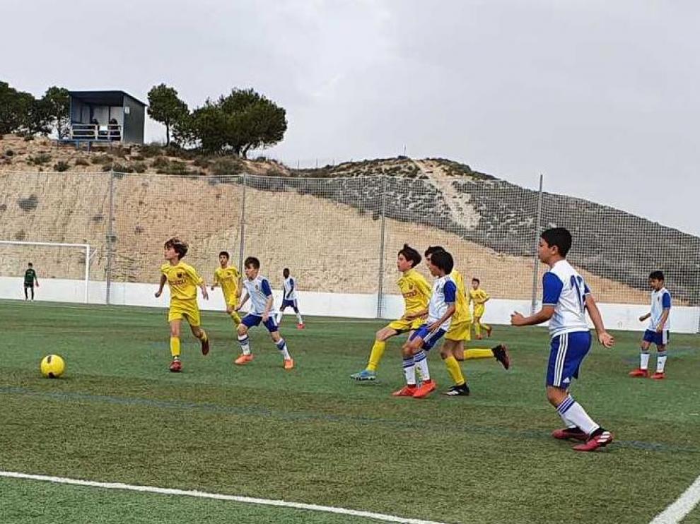 Fútbol. Alevín Preferente- Real Zaragoza vs. Oliver.
