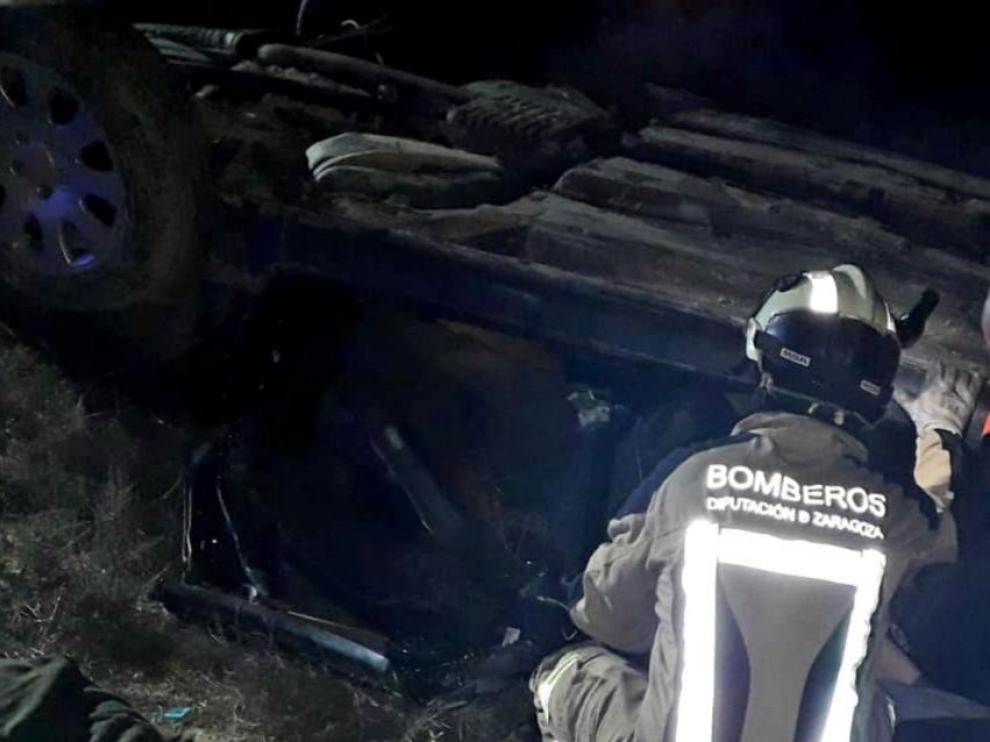 El coche se salió de la carretera