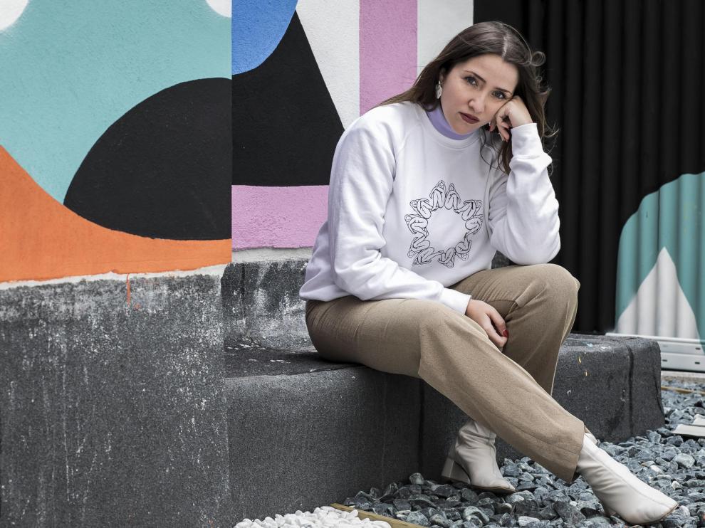 La ilustradora y diseñadora Blasina Rocher.