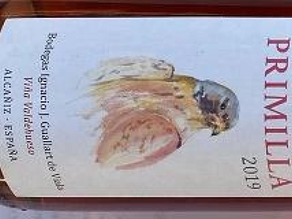 Botella de Primilla 2019 rosado.