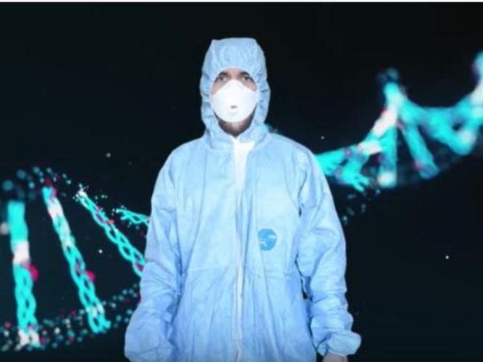 Fotograma de la canción 'Coronavirus' de Zorman.