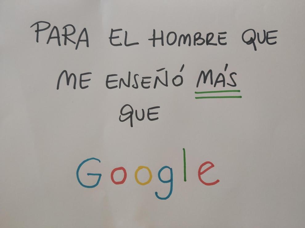 Tarjeta homenaje para el Día del Padre.