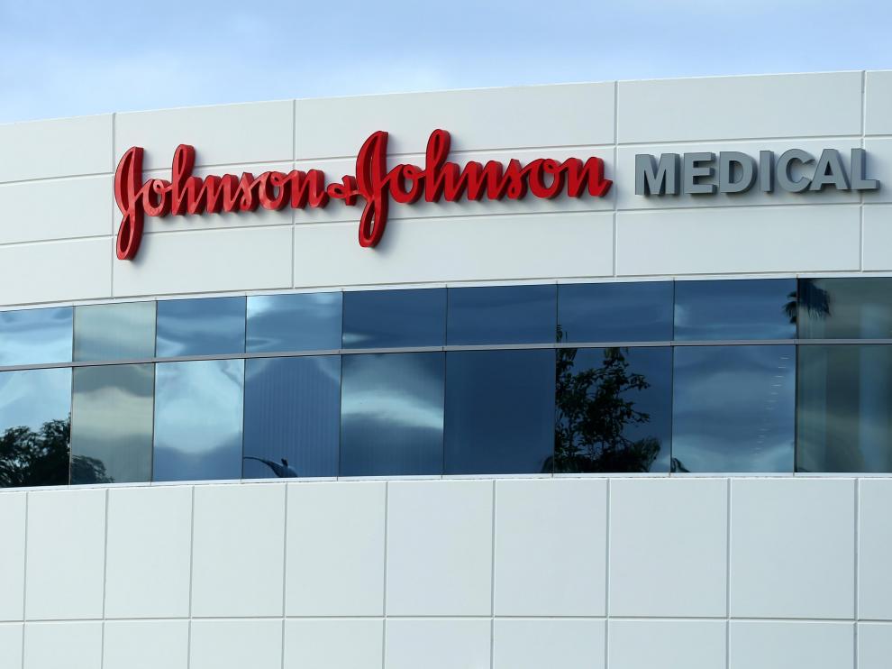 FILE PHOTO: A Johnson & Johnson building is shown in Irvine, California