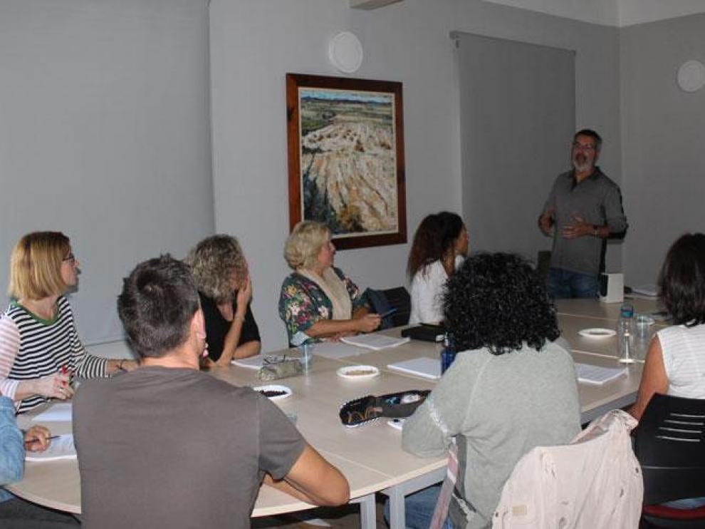 Imagen de archivo del equipo de Servicios Sociales de Los Monegros