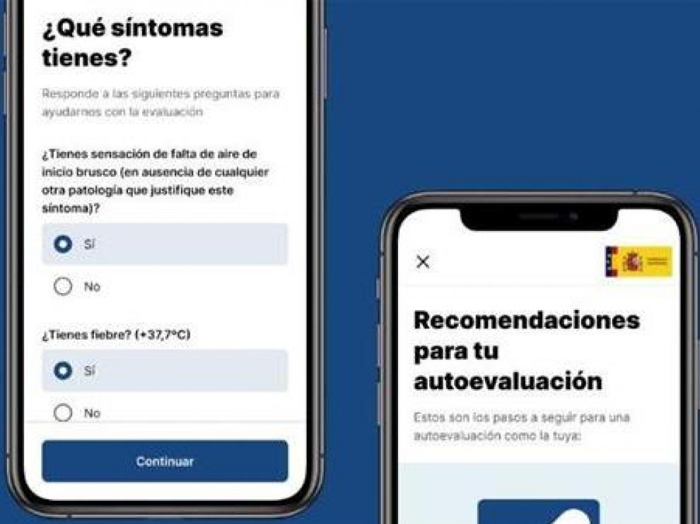 La aplicación oficial de autodiagnóstico AsistenciaCOVID-19,