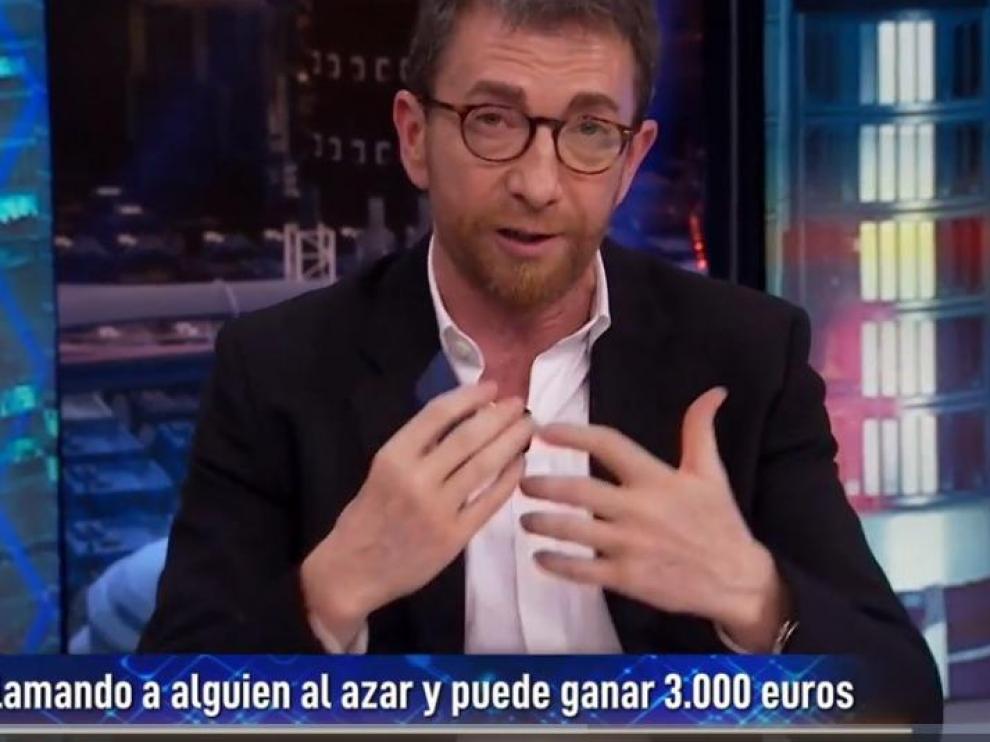 Llamada de Pablo Motos desde El Hormiguero a Utebo