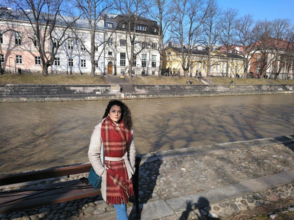 Andrea Gil en Turku, un día de cuarentena en esta ciudad de Finlandia.