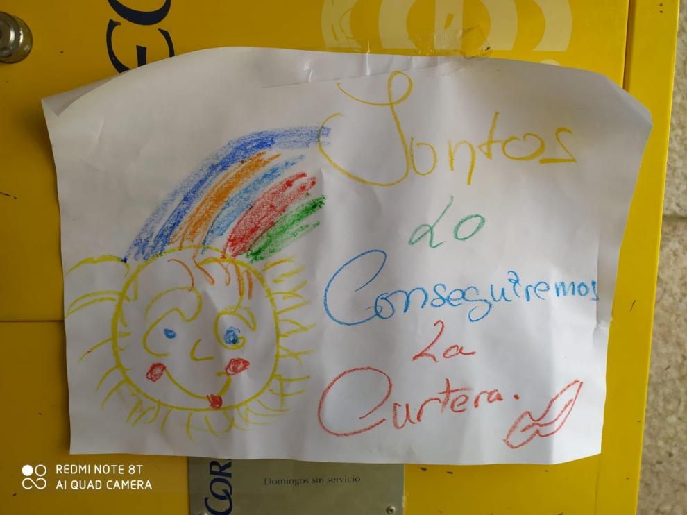 Garabato cariñoso de la cartera Ana Cristina Guajardo.