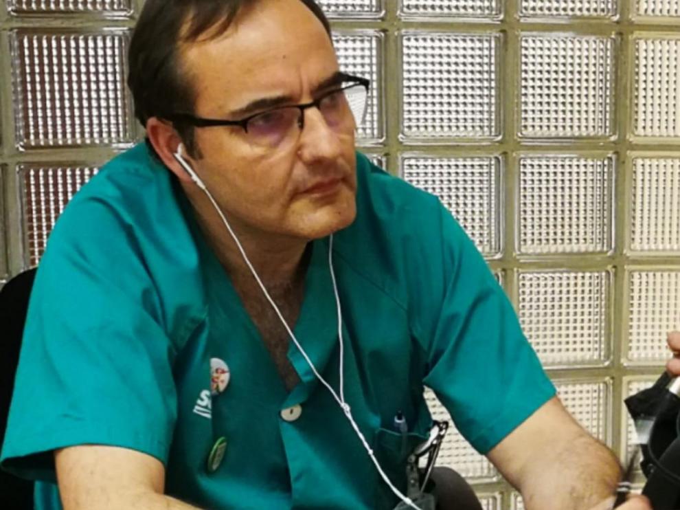 El doctor José Ramón Paño, del Hospital Clínico de Zaragoza.