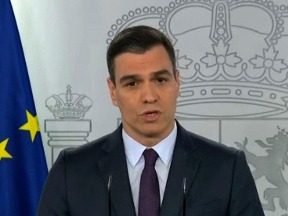 Comparecencia Pedro Sánchez en la Moncloa
