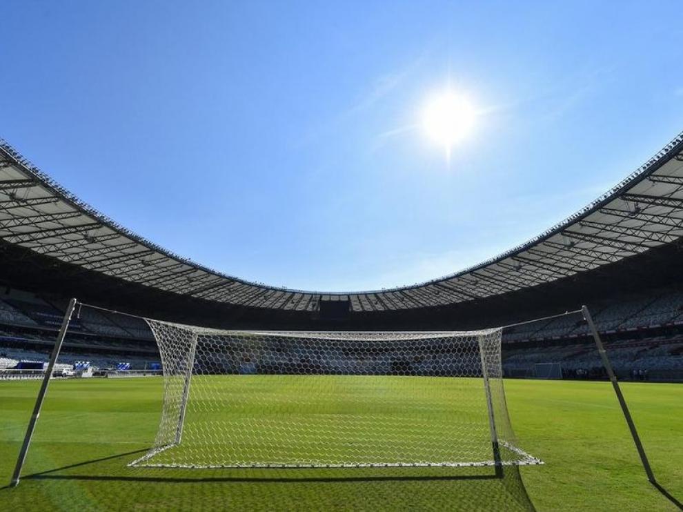 Imagen de un estadio vacío.