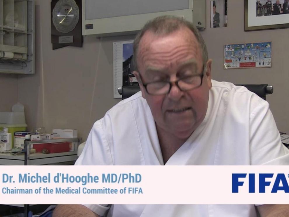 Michel D'Hooghe, máxima autoridad médica de la FIFA.