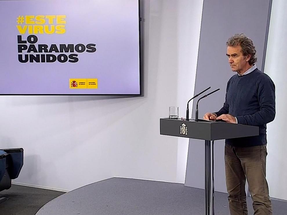 Rueda de prensa del director del Centro de Alertas y Emergencias Sanitarias Fernando Simon