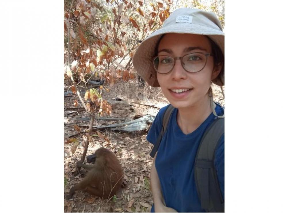 Laura Camón, en la selva senegalesa