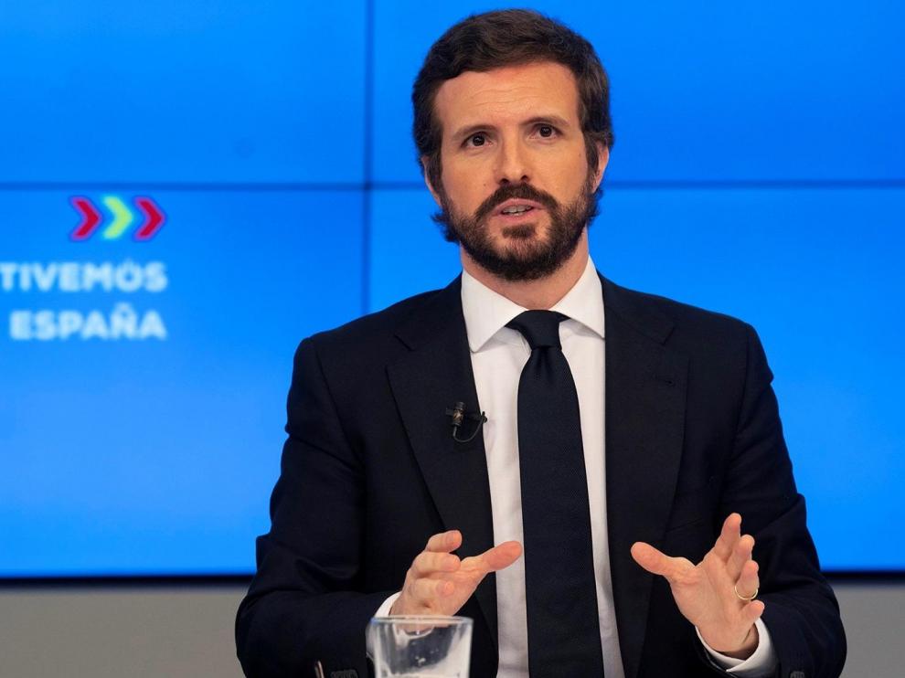 Rueda de prensa de Pablo Casado