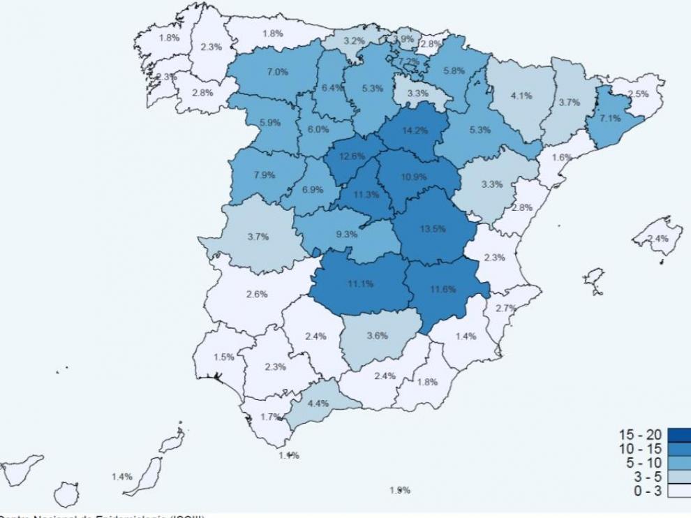 Resultados del estudio de seroprevalencia en España