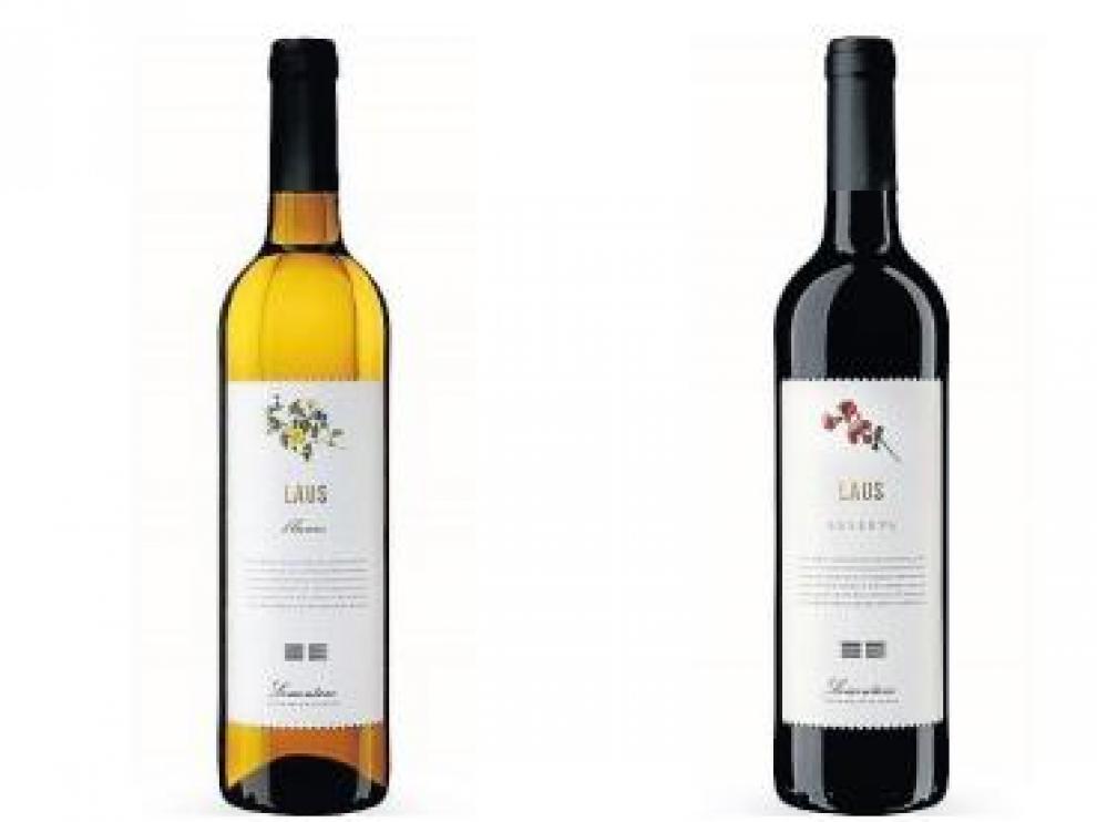 Laus Blanco Chardonnay 2019 y Laus Reserva 2013.