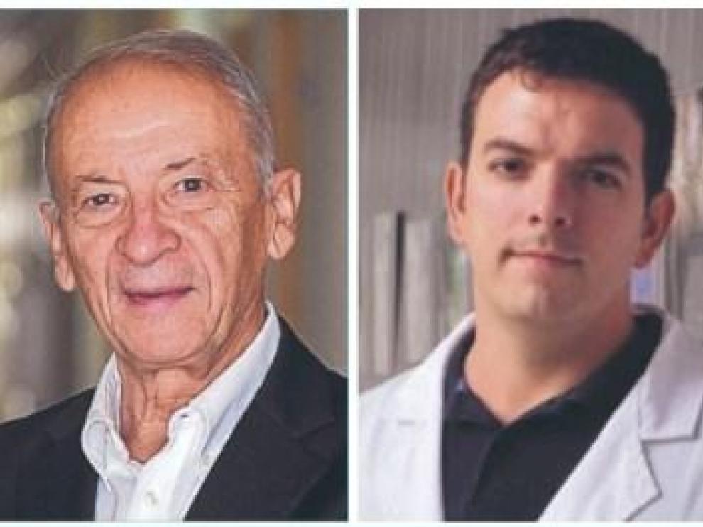 Los científicos aragoneses Luis Oro y Alberto Jiménez Schuhmacher.