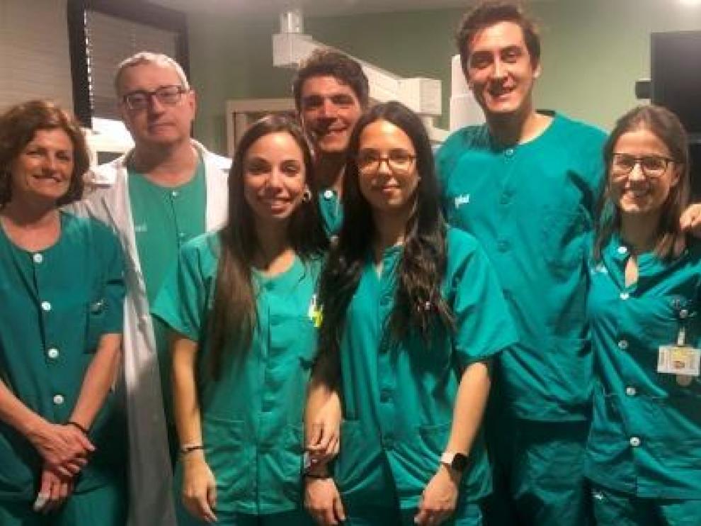 Equipo de la Unidad de Arritmias del Hospital Clínico Universitario Lozano Blesa.
