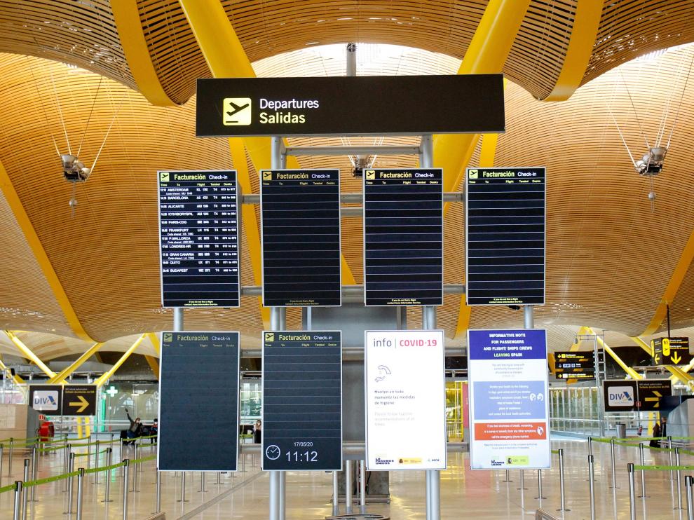Vista general de la terminal 4 del Aeropuerto de Madrid-Barajas Adolfo Suárez.