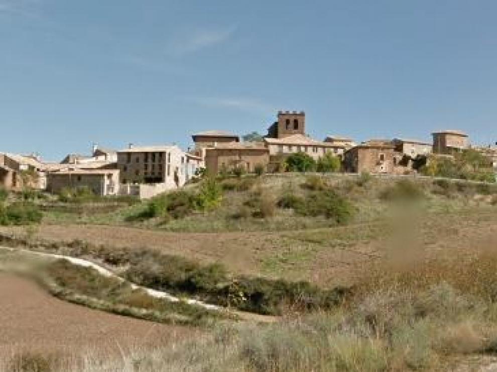 Conexión entre Undués de Lerda y el límite provincial con Navarra