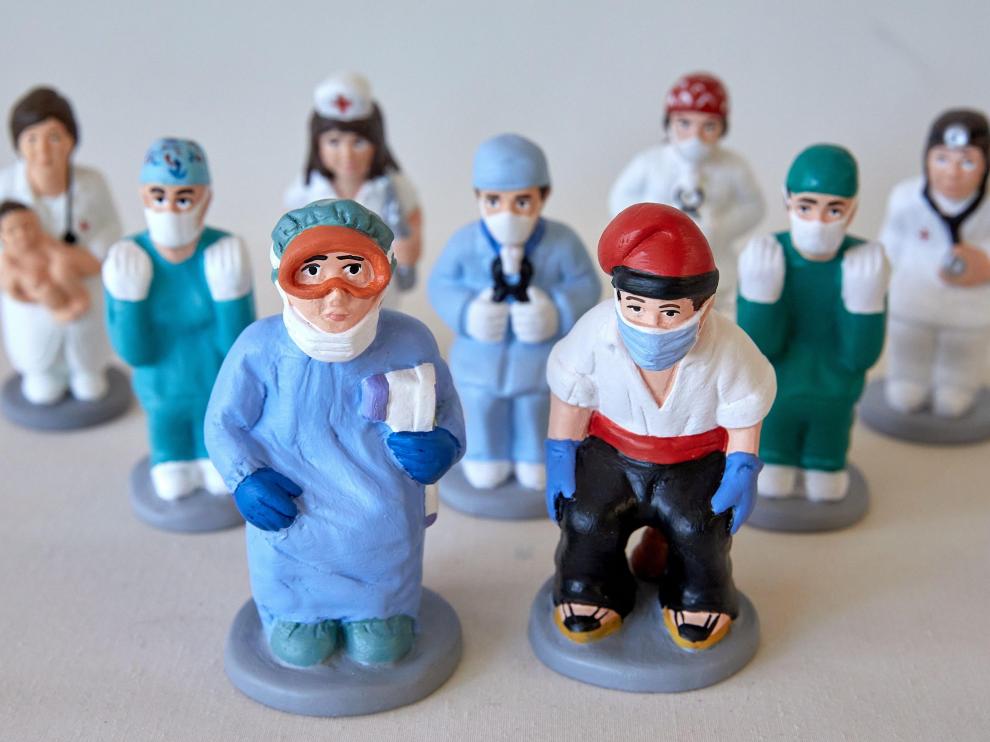 Los 'caganers' recién creados.