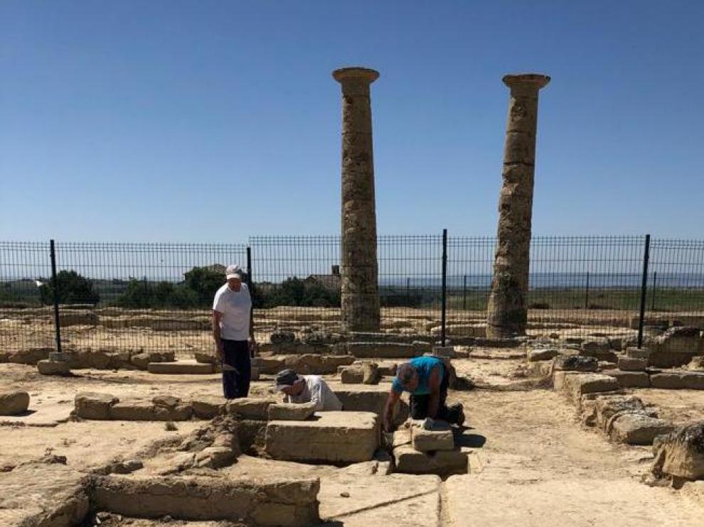 La pandemia no frena la campaña de excavaciones en Los Bañales