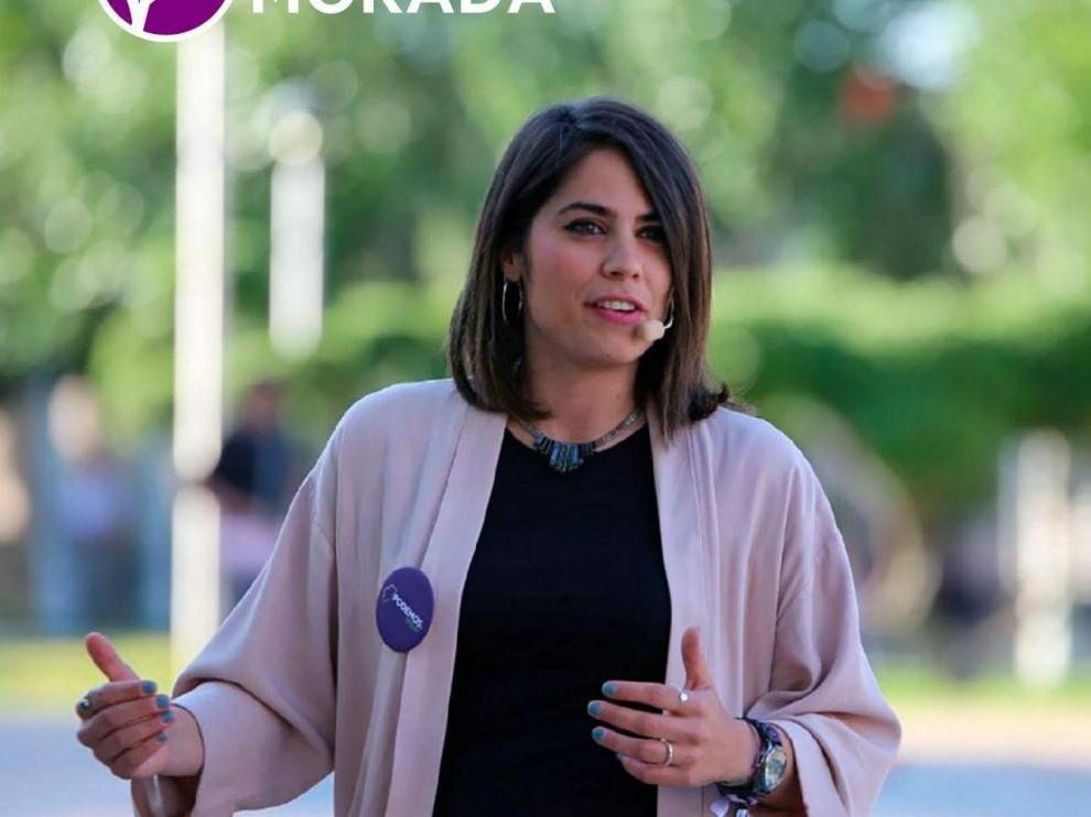La diputada de Podemos Equo y cabeza de Primavera Morada, Itxaso Cabrera.