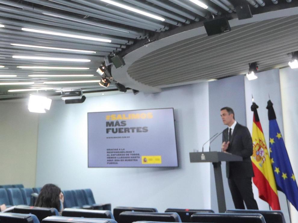 Rueda de prensa del presidente del Gobierno, Pedro Sánchez