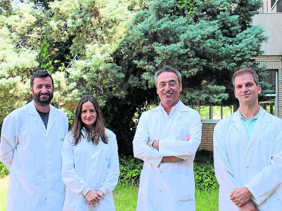 Nacho Aguiló, Dessislava Marinova, Carlos Martín y Jesús Gonzalo, en una imagen de archivo.