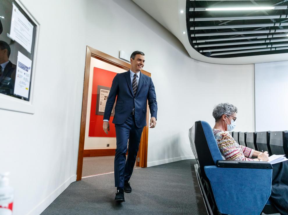 Rueda de prensa de Pedro Sánchez.
