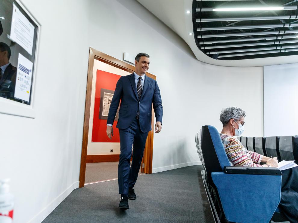 Rueda de prensa de Pedro Sánchez.
