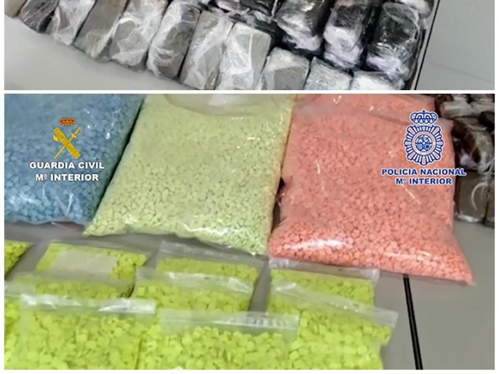 Intervenidas 100.000 pastillas de éxtasisOperación conjunta de la Guardia Civil y la Policía Nacional