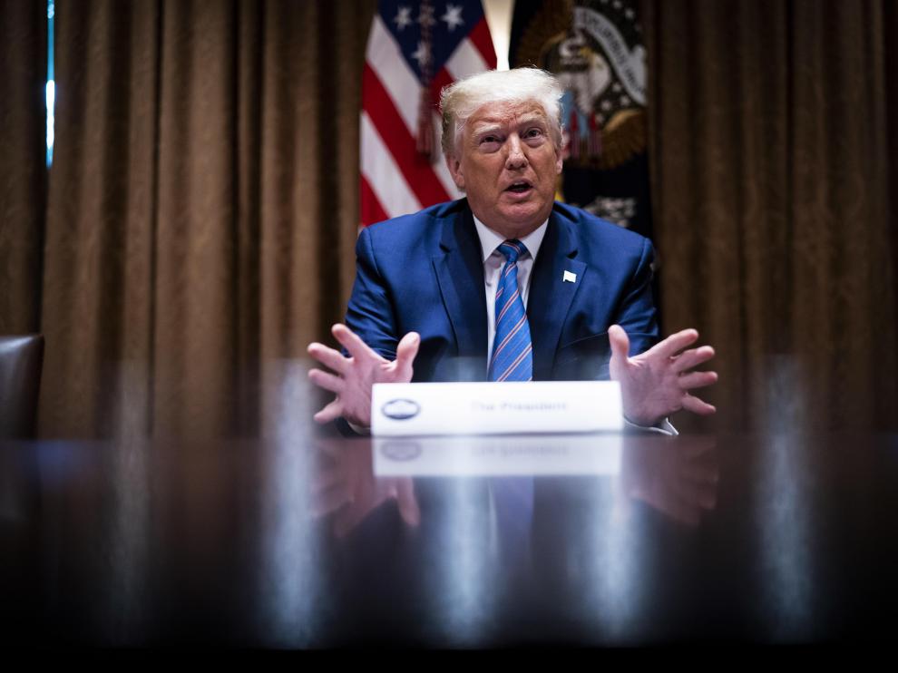 El presidente de Estados Unidos, Donald Trump, el lunes en Washington.
