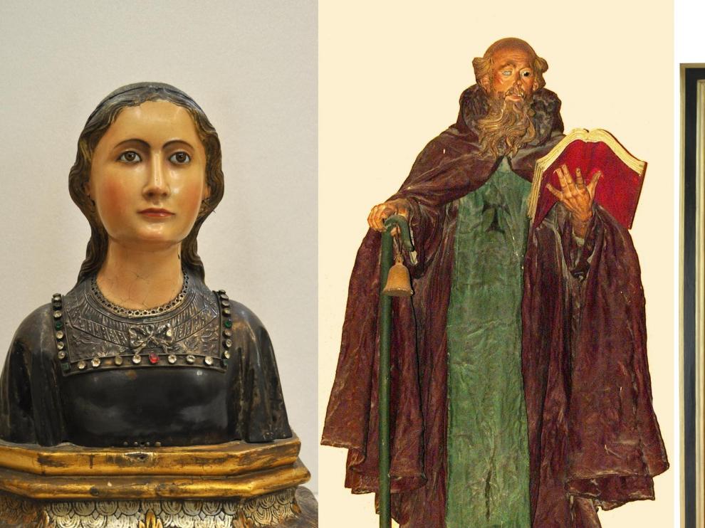 La Diputación de Zaragoza restaura cuatro obras de arte de la colección