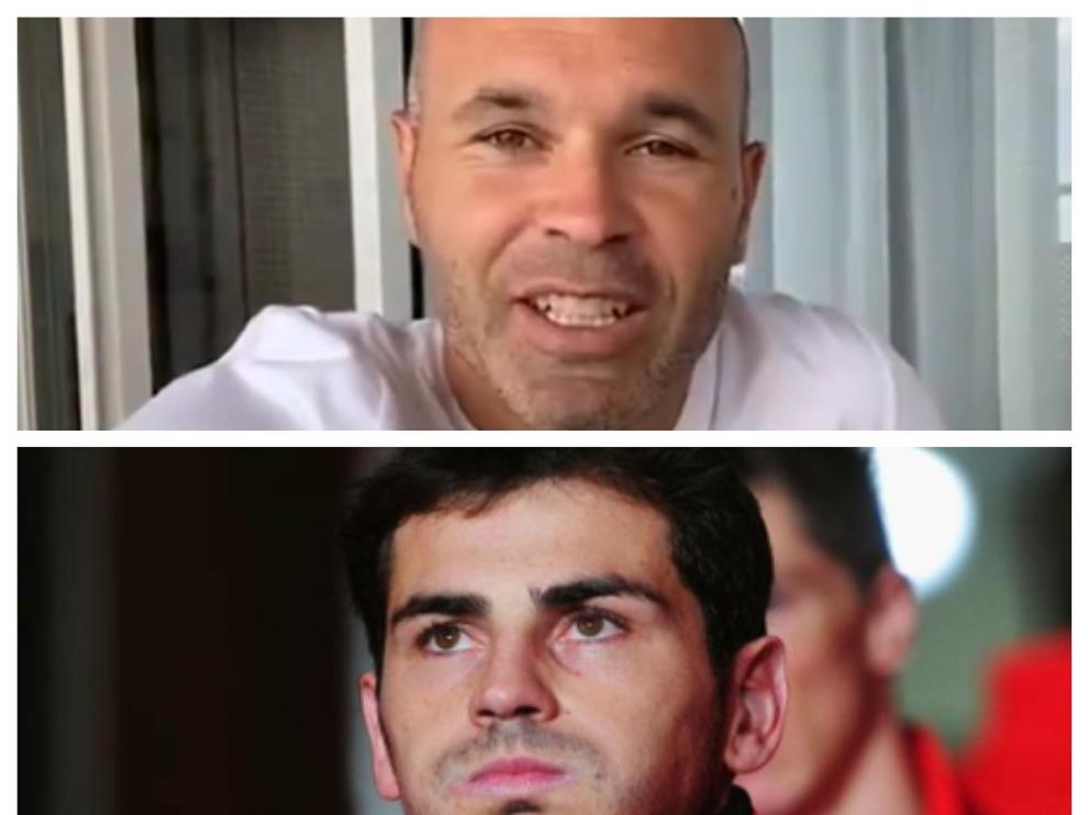 Publicaciones de Inista y Casillas en Twitter