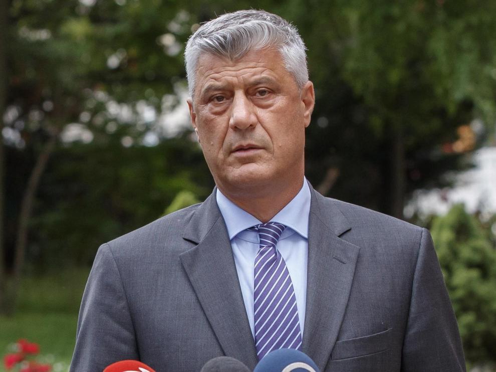 El presidente de Kosovo, Hashim Thaçi.