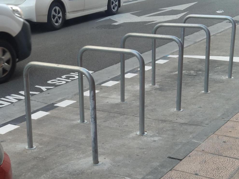 Aparcamientos para bicis y patinetes en San Pablo.