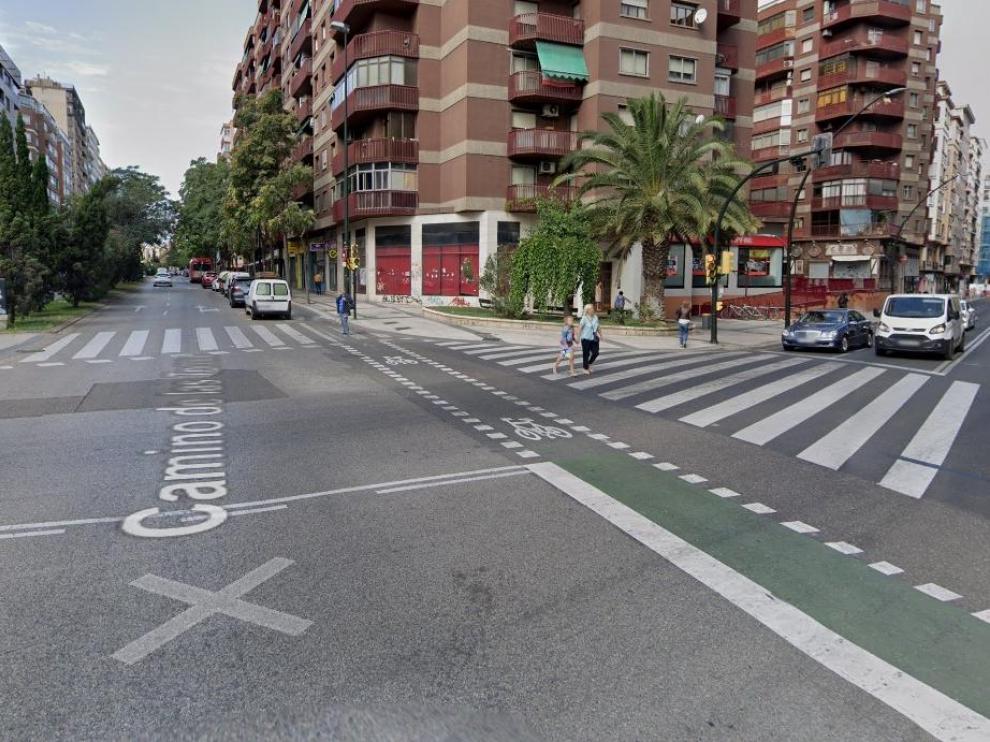 Cruce de Miguel Servet con el Camino de las Torres.