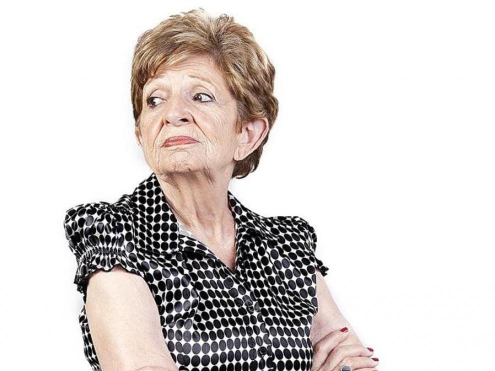 La actriz en una imagen promocional de ’Salvem les balenes... i el meu matrimoni què?’.