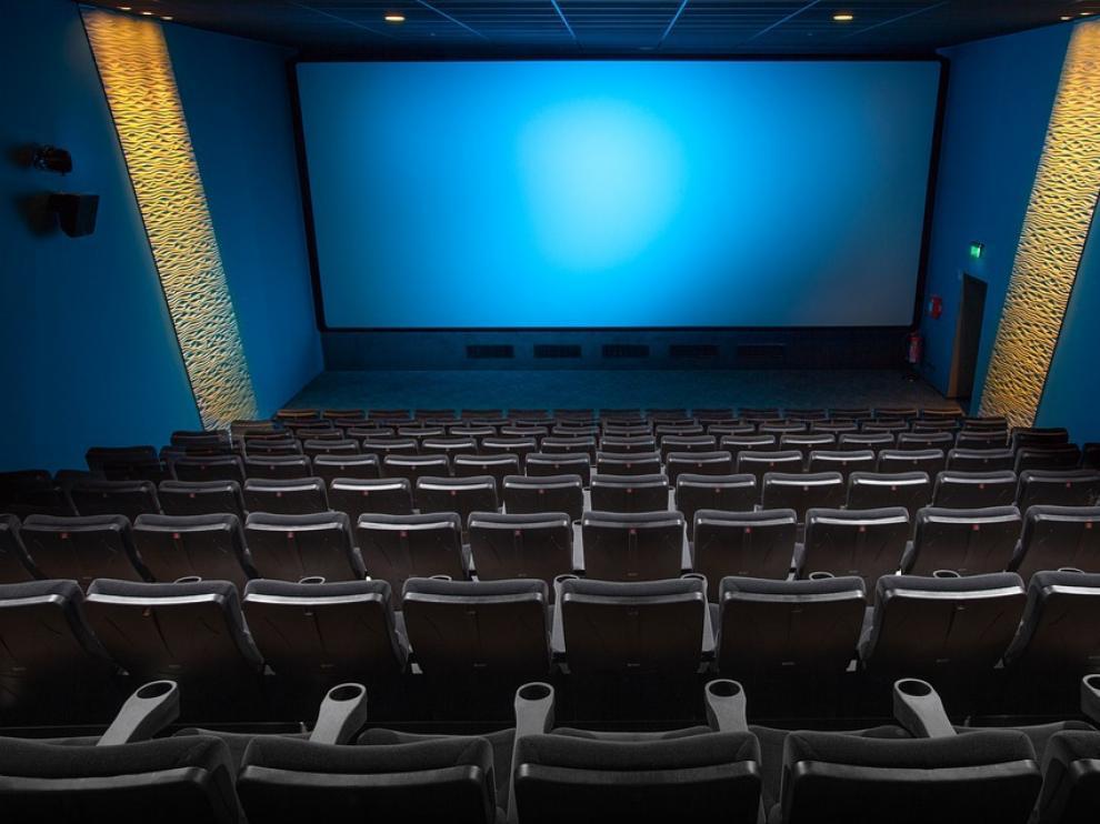 Foto de archivo de una sala de cine