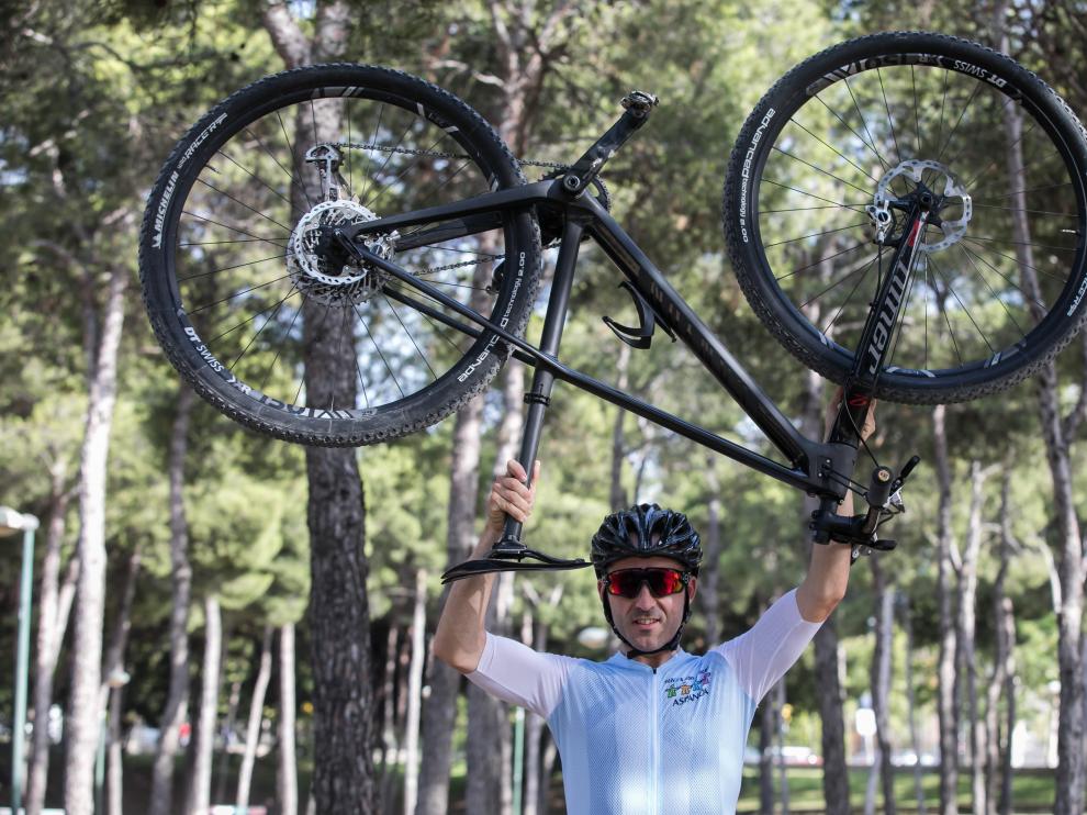 Jorge Jurado, antes del 'Everesting challenge'.