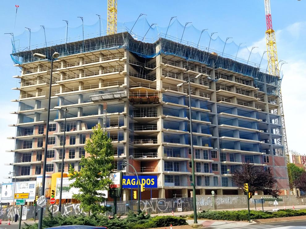 Las obras de Torre Zaragoza están muy avanzadas.
