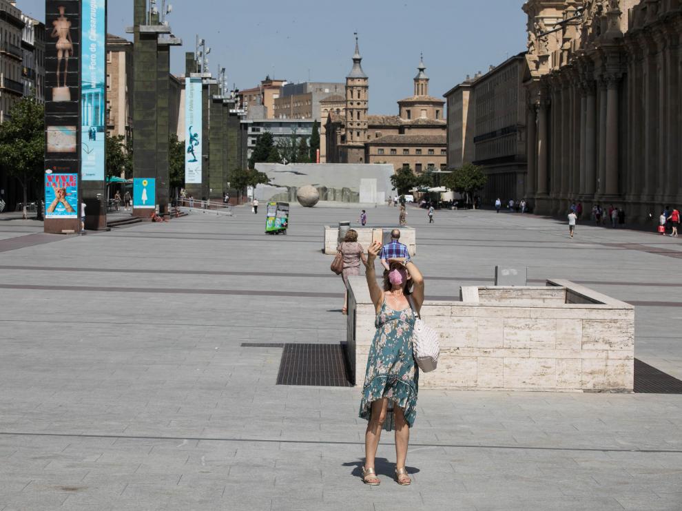 Ola de calor en Zaragoza