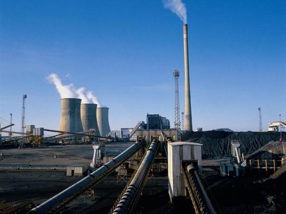 Central térmica de Andorra.