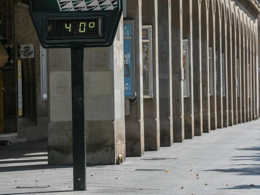 Calor en Zaragoza